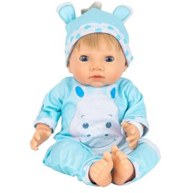 Bilde av Tiny Treasures Dukke 44 cm (Blå)