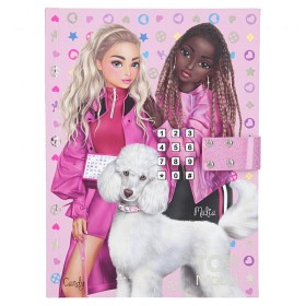 Bilde av TOPModel Dagbok med Kode Og Musikk (Bling Bling)