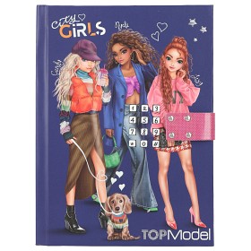 Bilde av TOPModel Dagbok med kode og musikk City Girls