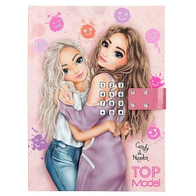 Bilde av TOPModel Dagbok med kode og musikk Happy Together