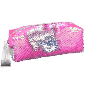 Bilde av TOPModel Pennfodral Paljetter (Rosa/Silver)