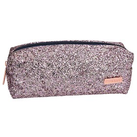 Bilde av TOPModel Tubpennfodral med glitter (Rosa)