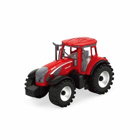 Bilde av Muddy Farmer - Traktor i plast 22 cm friktion röd