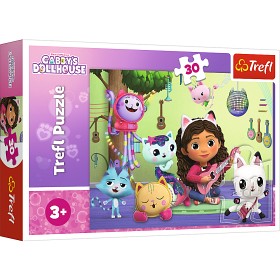 Bilde av Trefl Gabby's Dollhouse Puslespill (30-bitar)