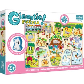Bilde av Trefl - Giga Pussel Zoo