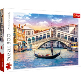 Bilde av Trefl Puslespill Rialtobroen i Venezia (500-brikker)