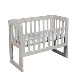 Bilde av Troll Bedside Crib Oslo (Grey)