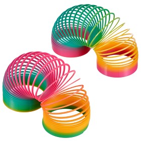 Bilde av Twiddlers Rainbow Slinky stor 2-pakning