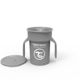 Bilde av Twistshake 360 Cup 6+m (Pastell Grå)