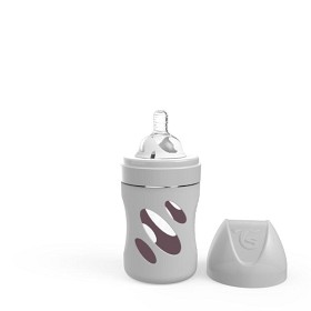 Bilde av Twistshake Anti-Colic Glasflaska 180ml (Pastell Grå)