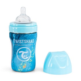 Bilde av Twistshake Anti-Colic Stål 260ml (Marble Blue)
