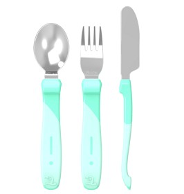 Bilde av Twistshake Bestick Rostfritt (Pastell Grön)
