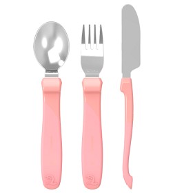 Bilde av Twistshake Bestick Rostfritt (Pastell Peach)