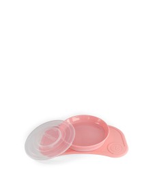 Bilde av Twistshake Click Mini Coasters and Plate (Rosa)