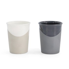 Bilde av Twistshake Krus 2-pakning 170 ml (Svart/Hvit)