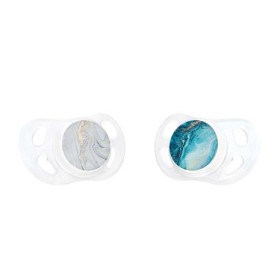 Bilde av Twistshake Smokk 6+ Måneder 2-pakning (Marble Blue Grey)