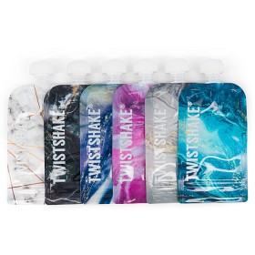 Bilde av Twistshake Squeeze Bag Marble (100ml 6-pack)