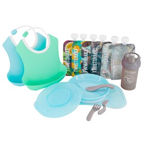 Bilde av Twistshake Servise Bundle Learning Eating Kit 14 Deler (Bå)