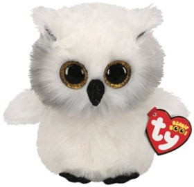 Bilde av TY Beanie Boos Austin Uggla 15 cm (Vit)