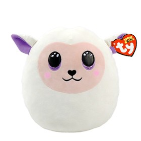 Bilde av TY Squishy Beanies Fluffy Lamm kosepute 25 cm