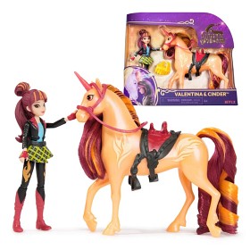 Bilde av Unicorn Academy Dukke & Enhjørning Valentina & Cinder