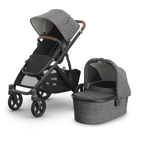 Bilde av Uppababy Vista V3 Duovogn Greyson (Charcoal Mélange)