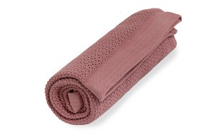 Bilde av Vinter & Bloom Filt Soft Grid Eko Ruteteppe (Evening Rose)