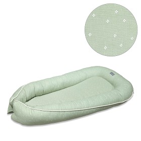 Bilde av Vinter & Bloom Meadow Baby Sleep Nest (Green Fields)