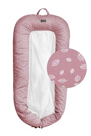 Bilde av Vinter & Bloom Babynest Nordic Leaf (Soft Pink)