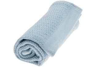 Bilde av Vinter & Bloom - Filt Soft Grid Eko Gallerfilt (Blå)