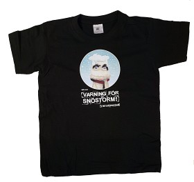 Bilde av Vinterskuggan Snöstorm T-shirt (Svart)