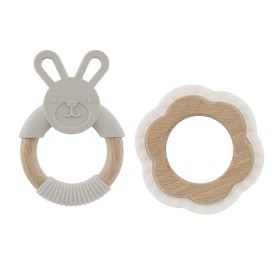 Bilde av Virgel Baby Bitring 2-pack (Grå)
