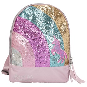 Bilde av Ylvi Ryggsäck Regnbåge & glitter (Rosa)