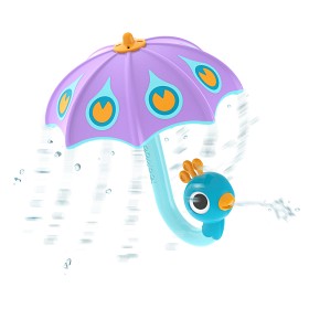 Bilde av Yookidoo Fill 'N' Rain Peacock Umbrella (Lila)