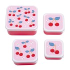 A Little Lovely Company Snackbox 4-pack Cherries