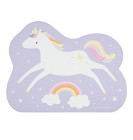 A Little Lovely Company Underlag Jumping Unicorn (Lilla)
