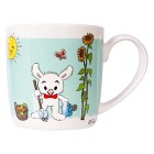 Bamse Mugg Lille Skutt i trädgård (Turkos)