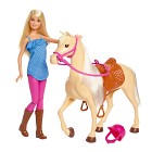 Barbie - Dukke med hest
