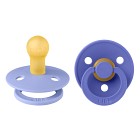 BIBS Colour Latexsmokker 2-pack Size 1 (Hush/Grape)
