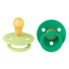 BIBS Colour Latexsmokker 2-pack Size 1 (Matcha/Cactus)