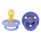 BIBS Colour Latexsmokker 2-pack Size 2 (Hush/Grape)
