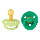 BIBS Colour Latexsmokker 2-pack Size 2 (Matcha/Cactus)