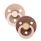 BIBS Colour Studio Fusion Latekssmokk 2-pack Size 1 (Blush Woodchuck Mix)