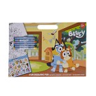 Bluey Kunstnerblokk med fargestifter og stickers