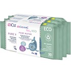 Cleanic Baby ECO Pure Water Våtservietter 3-pakke