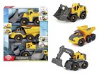 Dickie Toys 3-Pack Volvo anleggsmaskiner