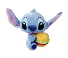 Disney Lilo & Stitch Stitch med Hamburger Kosedyr 25 cm