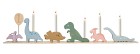 Jabadabado Bursdagstog dino