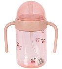 Konges Slöjd Babyflaske med Håndtag (Cherry Blush)