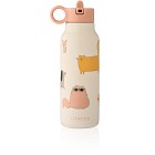 Liewood Falk Vannflaske 350 ml Cats and Dogs (Sandy)